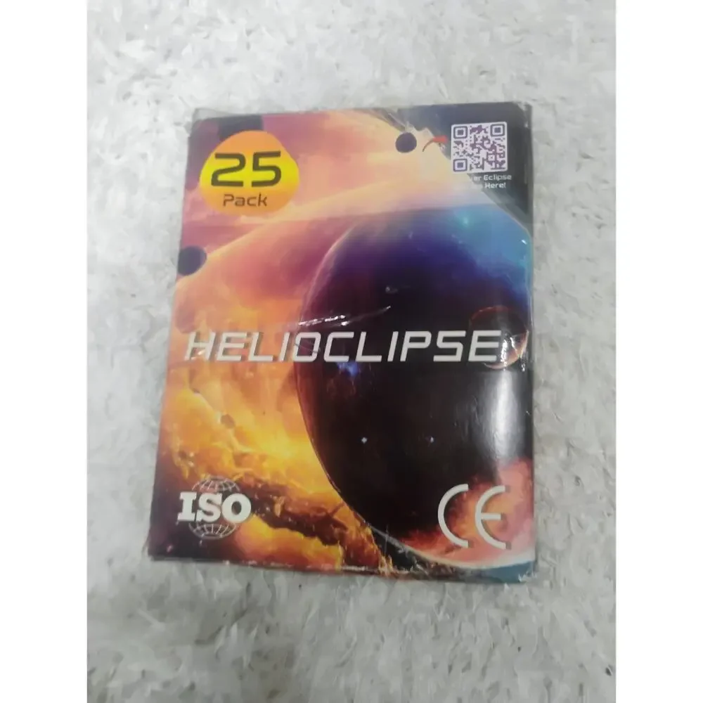 Helioclipse 25 Pack Solar Eclipse Glasses 2024 - Trusted for Direct Solar